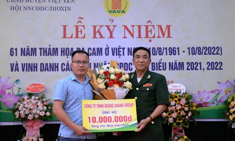 Bắc Giang: Hội Nạn nhân chất độc da cam/dioxin huyện Việt Yên phấn đấu hoạt động hiệu quả hơn