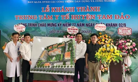 Vĩnh Phúc: Khánh thành 3 công trình dân sinh mừng kỷ niệm 77 năm Cách mạng Tháng Tám và Quốc khánh 2/9