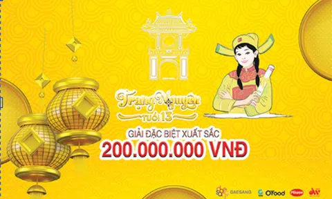Đề thi Trạng nguyên tuổi 13 năm 2022