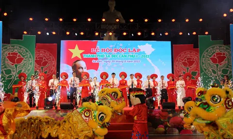 Đồng Tháp: Khai mạc Lễ hội Độc lập thành phố Sa Đéc lần thứ nhất năm 2022