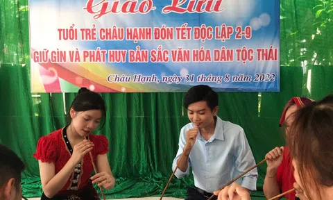 Tuổi trẻ huyện miền núi Quỳ Châu giữ gìn bản sắc văn hóa dân tộc đón ngày tết độc lập 2/9