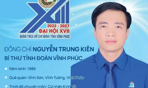 Vĩnh Phúc có tân Bí thư Tỉnh Đoàn, nhiệm kỳ 2022 2027