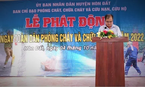 Kiên Giang: Huyện Hòn Đất phát động “Ngày toàn dân phòng cháy và chữa cháy”
