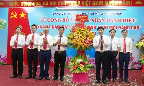 Hà Nội: Kết quả xây dựng nông thôn mới nâng cao tại xã Hòa Nam (Ứng Hòa)
