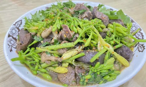 Hoa đu đủ đực trong các món ăn