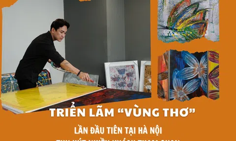 Triển lãm “Vùng Thơ” lần đầu tiên tại Hà Nội thu hút nhiều khách tham quan