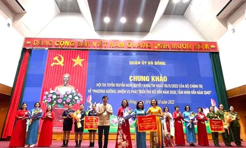 Thủ đô Hà Nội: Chung khảo hội thi tuyên truyền Nghị quyết số 15-NQ/TW của Bộ Chính trị trên địa bàn quận Hà Đông năm 2022