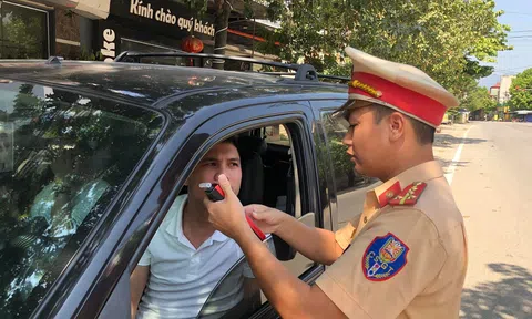 Vĩnh Phúc: Công an huyện Tam Dương xử lý vi phạm nồng độ cồn khi điều khiển phương tiện giao thông