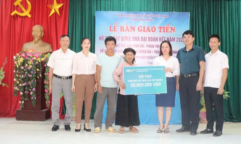Vĩnh Phúc: Vĩnh Yên vận động hỗ trợ xây dựng nhà mái ấm tình thương cho hộ đặc biệt khó khăn ở phường Đống Đa
