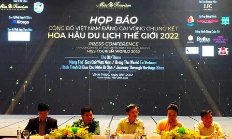 Đêm chung kết cuộc thi Miss Tourism World 2022 sẽ diễn ra tại Vĩnh Phúc