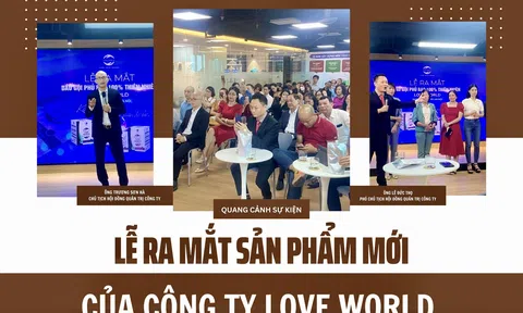 Lễ ra mắt sản phẩm mới của công ty Love World