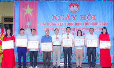 Nghệ An vui ngày hội Đại đoàn kết tại khu dân cư Vân Nam, xã Khánh Thành (Yên Thành)