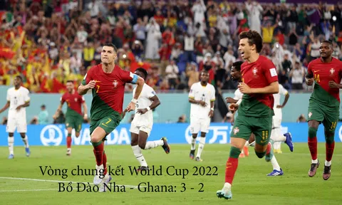 Vòng chung kết WORLD CUP 2022, Bảng H, Bồ Đào Nha - Ghana 3:2