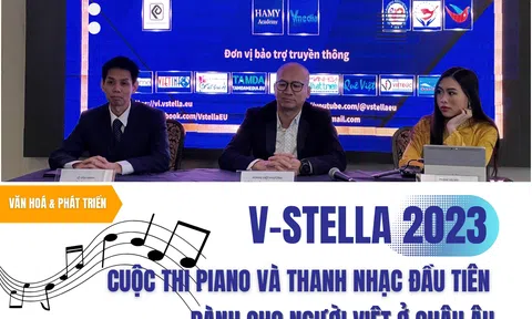 V-Stella 2023 - Cuộc thi piano và thanh nhạc đầu tiên dành cho người Việt ở châu Âu