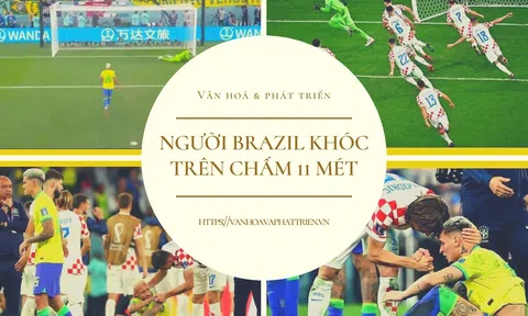 Người Brazil khóc trên chấm 11 mét