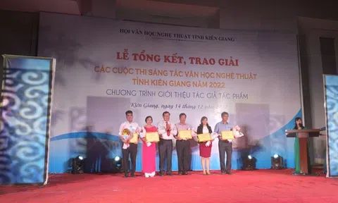 Kiên Giang: Tổng kết, trao giải các Cuộc thi sáng tác văn học nghệ thuật