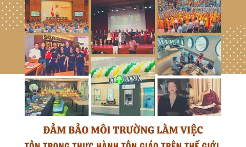 Đảm bảo môi trường làm việc tôn trọng thực hành tôn giáo trên thế giới và tại Việt Nam