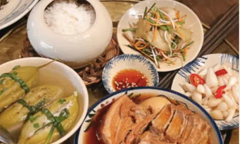 Mâm cơm ngày tết quê tôi