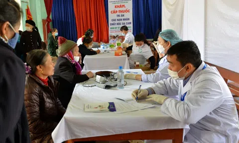 Bắc Giang: Chăm sóc sức khỏe các nạn nhân chất độc da cam/dioxin