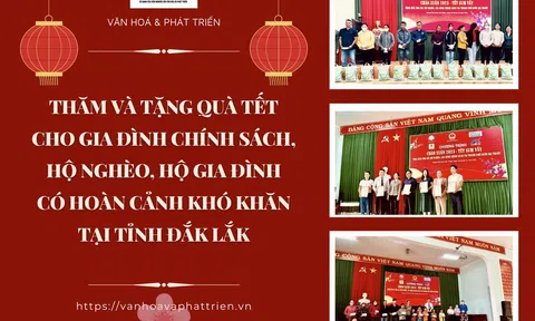 Thăm và tặng quà Tết cho gia đình chính sách, hộ nghèo, hộ gia đình có hoàn cảnh khó khăn tại tỉnh Đắk Lắk