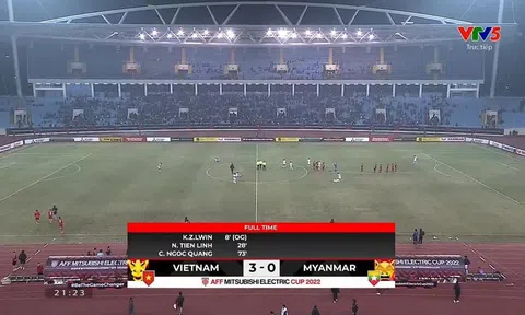 Giải vô địch Bóng đá AFF Cup 2022, Bảng B: Việt Nam - Myanmar 3:0