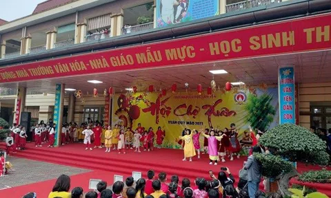 Hà Nội:  Trải nghiệm - “Hội chợ xuân” Quý Mão 2023 trường Tiểu học Văn Yên, quận Hà Đông