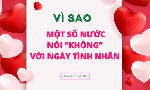 Vì sao một số nước nói “không” với ngày tình nhân