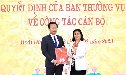 Hà Nội: Điều động Bí thư Huyện ủy Hoài Đức về làm Giám đốc Sở Nông nghiệp và Phát triển nông thôn