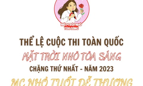 Thể lệ cuộc thi toàn quốc “Mặt trời nhỏ tỏa sáng” chặng thứ nhất - năm 2023 “Mc nhỏ tuổi dễ thương”