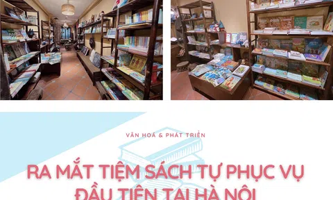 Ra mắt tiệm sách tự phục vụ đầu tiên tại Hà Nội