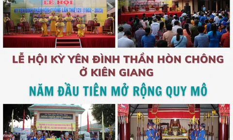 Lễ hội kỳ yên đình thần Hòn Chông ở Kiên Giang năm đầu tiên mở rộng quy mô