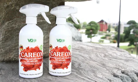 Khử mùi thuốc lá siêu sạch Careox công nghệ Đức