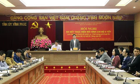 Đảng uỷ Văn phòng Tỉnh ủy Vĩnh Phúc với mô hình chi bộ “4 tốt”