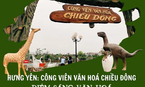 Hưng Yên: Công viên văn hoá Chiều Đông - Điểm sáng văn hoá