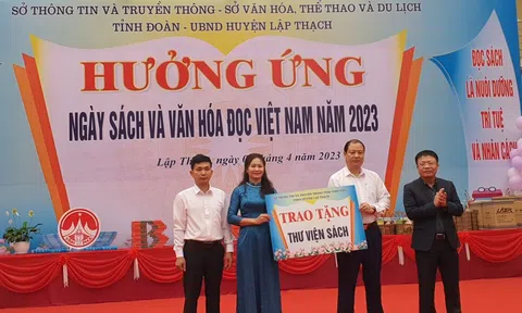 Vĩnh Phúc hưởng ứng "Ngày Sách và Văn hóa đọc Việt Nam” năm 2023