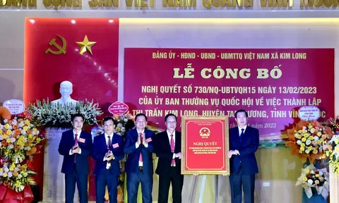 Vĩnh Phúc: Kim Long (Tam Dương) cần phát triển, tương xứng với tiềm năng, lợi thế khi được nâng cấp lên thị trấn