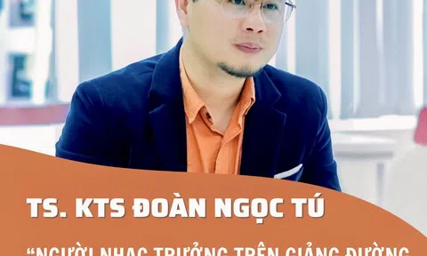 TS. KTS Đoàn Ngọc Tú - “Người nhạc trưởng trên giảng đường Đại học Nguyễn Trãi”