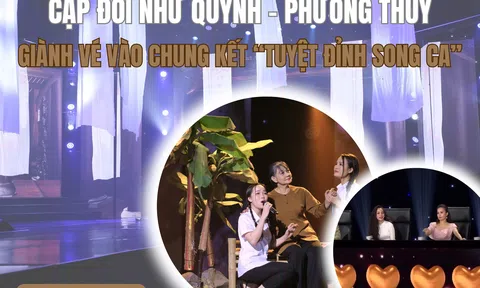 Cặp đôi Như Quỳnh – Phương Thủy giành vé vào chung kết “Tuyệt đỉnh song ca”