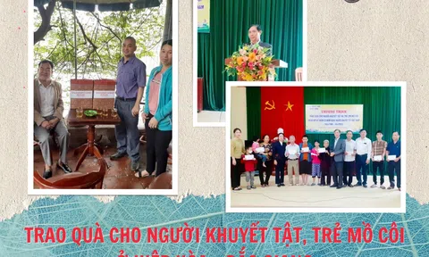 Trao quà cho người khuyết tật, trẻ mồ côi ở Hiệp Hòa – Bắc Giang