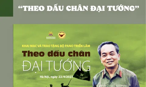 Khai mạc triển lãm thơ diễn ca lịch sử “Theo dấu chân Đại tướng”