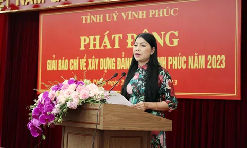 Vĩnh Phúc: Phát động Giải báo chí về xây dựng Đảng năm 2023