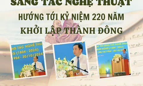 Sáng tác nghệ thuật hướng tới kỷ niệm 220 năm khởi lập Thành Đông