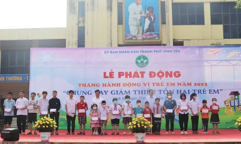 Vĩnh Phúc: Thành phố Vĩnh Yên “Chung tay giảm thiểu tổn hại trẻ em”.