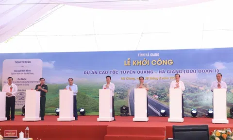 Thủ tướng dự khởi công  đường cao tốc kết nối Tuyên Quang và Hà Giang