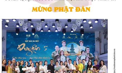 Hiền Anh Sao Mai cùng Ekip dâng “Duyên 5; Đại phúc đức Kinh ca; Pháp phục Thiền ca” mừng Phật đản