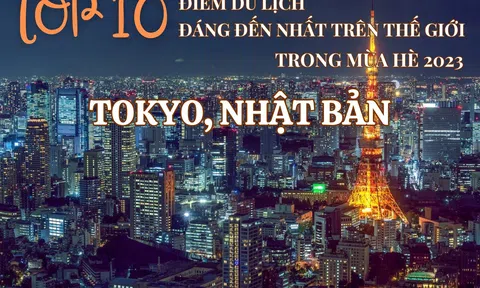 Top 10 điểm du lịch đáng đến nhất trên thế giới trong mùa hè 2023: Tokyo, Nhật Bản