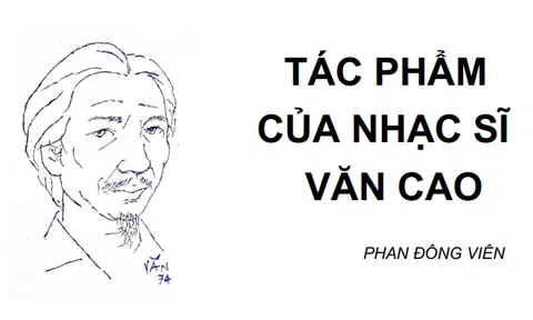 Tác phẩm của nhạc sĩ Văn Cao