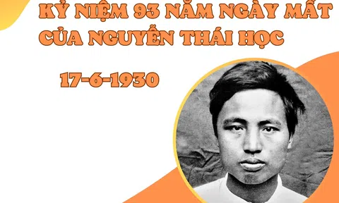 Kỷ niệm 93 năm ngày mất của Nguyễn Thái Học 17-6-1930