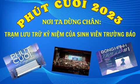 Phút Cuối 2023 - Nơi ta dừng chân: Trạm lưu trữ kỷ niệm của sinh viên trường Báo