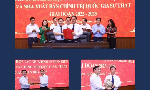 Phát triển nâng tầm mối quan hệ giữa Nhà xuất bản Chính trị Quốc gia Sự thật và Tỉnh ủy Điện Biên